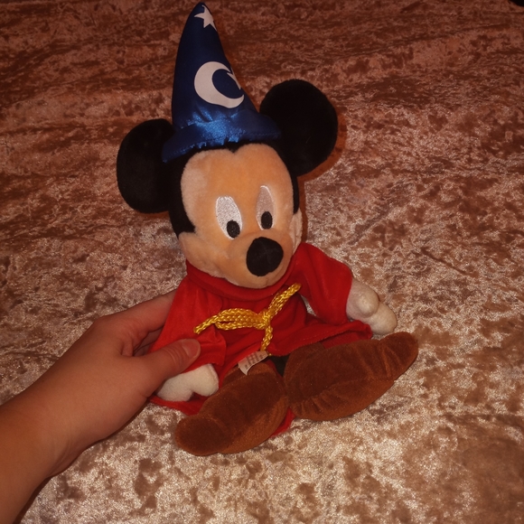 NWT VINTAGE Sorcerer Mickey Disney World Stuffed Animal - Picture 5 of 8